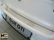 Volkswagen Golf 6 2008–2014 Aizmugurējā bampera uzlika Nataniko (nerūsējošais tērauds) Hečbeks foto 1