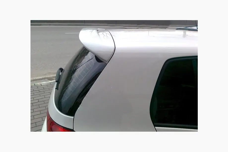 Volkswagen Golf 6 2008–2014 Spoileris Meliset (krāsošanai) Image