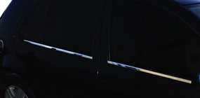 Volkswagen Golf 4 1997–2006 Ārējās logu apmales (4 gab., nerūsējošais tērauds) foto 4