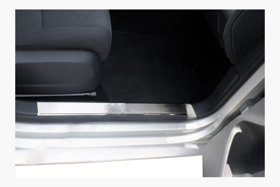 Seat Leon 2005–2012 OmsaLine iekšējo sliekšņu uzlikas (2 gab., nerūsējošais tērauds) Image