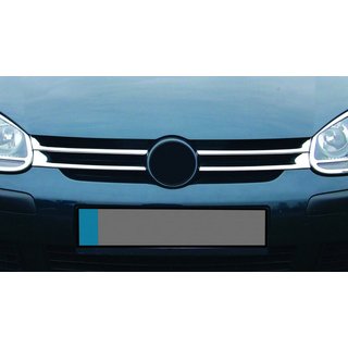 Šauras radiatora režģa uzlikas (4 gab., nerūsējošais tērauds) Volkswagen Golf 5 2003–2009 foto 1