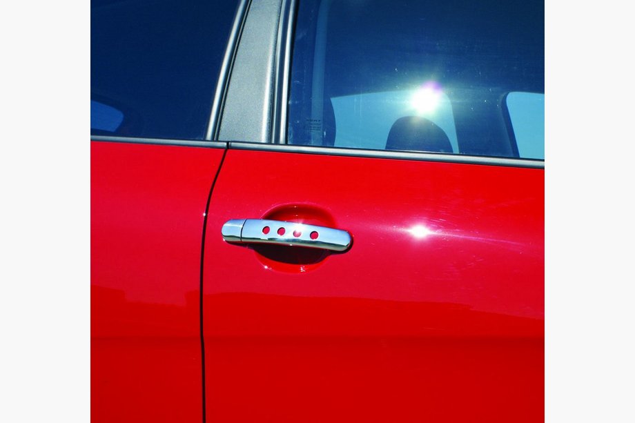 Skoda Superb 2001–2009 Durvju rokturu uzlikas ar perforāciju (4 gab., nerūsējošais tērauds) Image