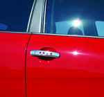 Skoda Superb 2001–2009 Durvju rokturu uzlikas ar perforāciju (4 gab., nerūsējošais tērauds) foto 1