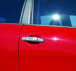 Skoda Octavia I Tour A4 1996–2010 Durvju rokturu uzlikas ar perforāciju (4 gab., nerūsējošais tērauds) foto 1