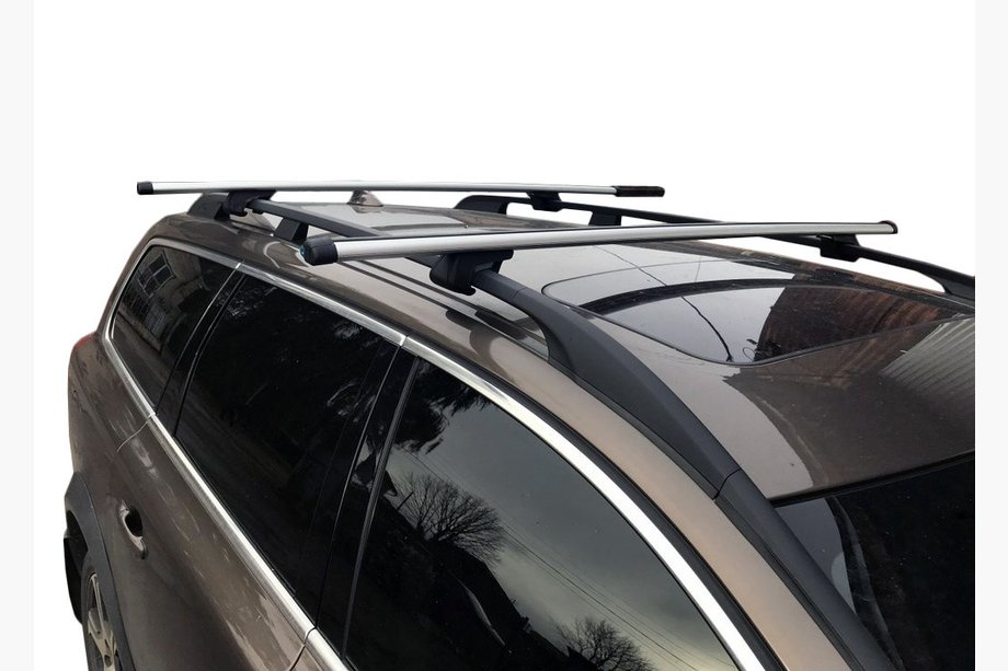Volkswagen T5 2010–2015 Slēdzamas jumta šķērssijas uz integrētajiem reliņiem (2 gab.) Image