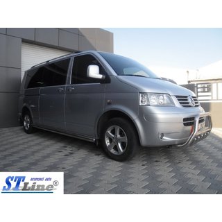 Priekšējais bullbar WT003 (nerūsējošais tērauds) foto 3