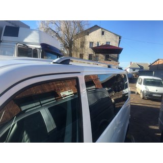 Jumta reliņi CROWN (matēti pelēki) Volkswagen T5 Transporter 2003–2010 foto 4