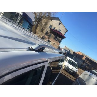 Jumta reliņi CROWN (matēti pelēki) Volkswagen T5 2010–2015 foto 4
