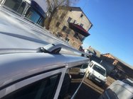 Volkswagen T5 2010–2015 Jumta reliņi CROWN (matēti pelēki) foto 4