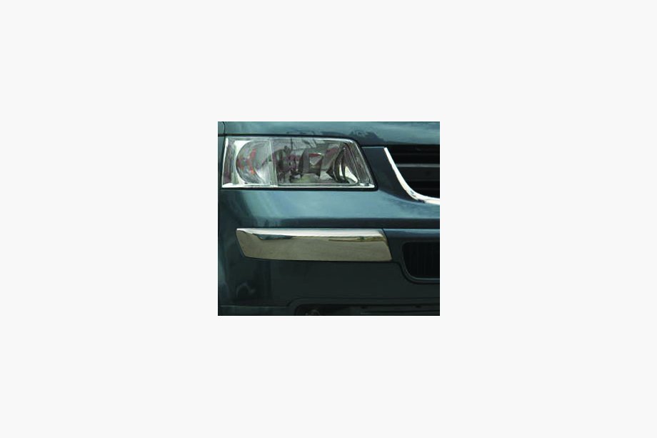 Volkswagen T5 Transporter 2003–2010 Priekšējā bufera stūra hroma uzlikas (2 gab., nerūsējošais tērauds) Image