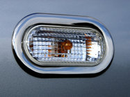 Volkswagen Caddy 2004–2010 Pagrieziena rādītāju uzlikas (2 gab., nerūsējošais tērauds) foto 2
