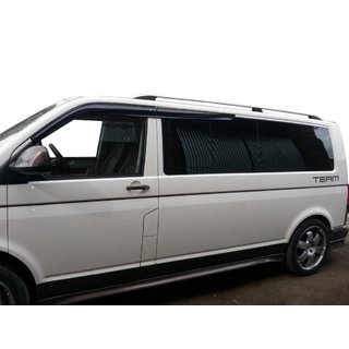 Jumta reliņi CROWN (matēti pelēki) Volkswagen T5 2010–2015 foto 2