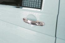 Volkswagen T5 Caravelle 2004–2010 Durvju rokturu uzlikas (nerūsējošais tērauds) foto 1