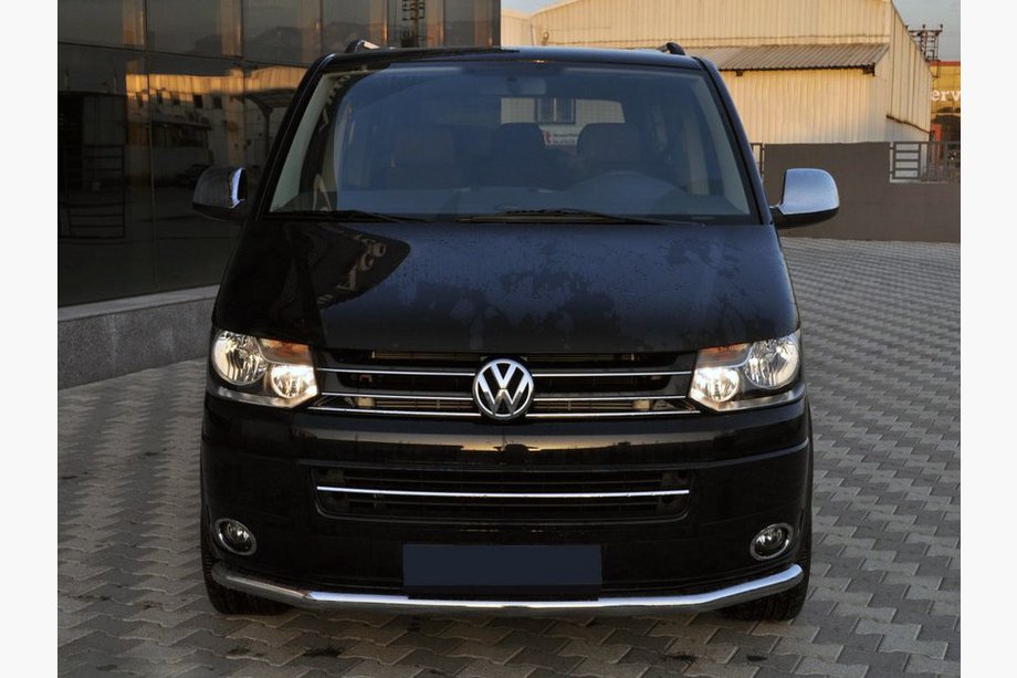 Volkswagen T5 2010–2015 Priekšējais aizsargstienis (nerūsējošais tērauds) 60 mm Image