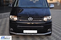 Volkswagen T5 2010–2015 Priekšējais aizsargstienis (nerūsējošais tērauds) 60 mm foto 2