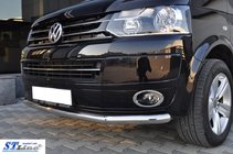 Volkswagen T5 2010–2015 Priekšējais aizsargstienis (nerūsējošais tērauds) 60 mm foto 3