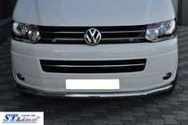Volkswagen T5 2010–2015 Priekšējais aizsargstienis (nerūsējošais tērauds) 60 mm foto 5