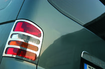 Volkswagen T5 Multivan 2003–2010 Aizmugurējo lukturu uzlikas (2 gab., nerūsējošais tērauds) 2 durvīm, OmsaLine – itāļu nerūsējošais tērauds foto 6