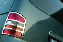 Volkswagen T5 Caravelle 2004–2010 Aizmugurējo lukturu uzlikas (Carmos, 2 gab., nerūsējošais tērauds) foto 7