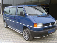 Volkswagen T4 Caravelle/Multivan 1990–2003 Sānu sliekšņi KB002 d60 mm (2 gab., nerūsējošais tērauds) foto 1