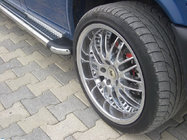 Volkswagen T4 Caravelle/Multivan 1990–2003 Sānu sliekšņi KB002 d60 mm (2 gab., nerūsējošais tērauds) foto 4