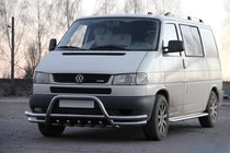 Volkswagen T4 Transporter 1990–2003 Bullbar WT003 Plus-2 (nerūsējošais tērauds) foto 1