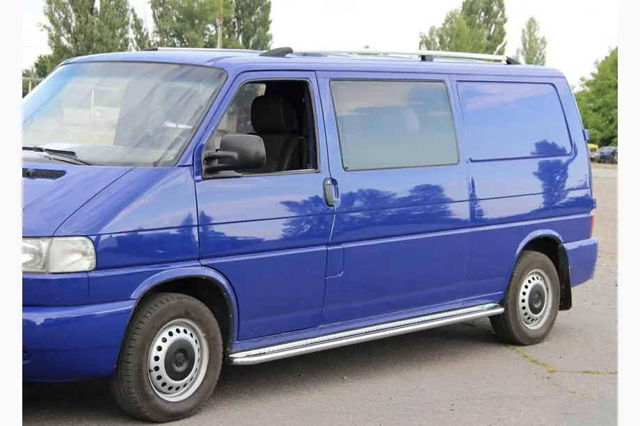 Volkswagen T4 Transporter 1990–2003 Hromēti jumta reliņi Image