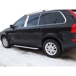 Sānu pakāpieni BlackLine (2 gab., alumīnijs) Volvo XC90 2002–2014 foto 1