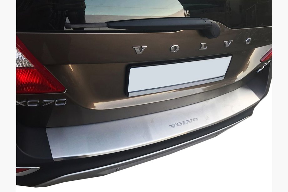 Volvo XC70 2007–2013 Aizmugurējā bampera uzlika ar atloku Nataniko (nerūsējošais tērauds) Image