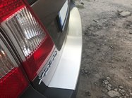 Volvo XC70 2007–2013 Aizmugurējā bampera uzlika ar atloku Nataniko (nerūsējošais tērauds) foto 2