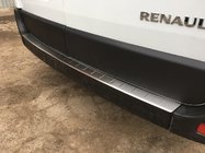 Renault Master 2011–2023 Aizmugurējā bufera uzlika (nerūsējošais tērauds) foto 1