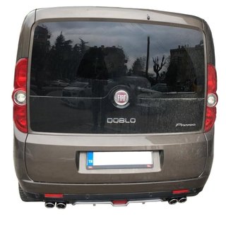 Aizmugurējā bampera uzlika (krāsošanai) Fiat Doblo II 2010–2022