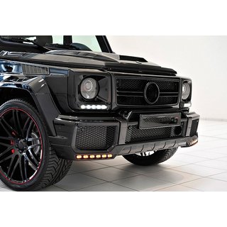 Priekšējā bampera lūpa BRBS ar LED Mercedes G сlass W463 1990–2018 foto 4