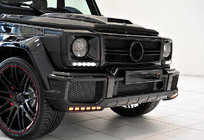 Mercedes G class W463 1990–2018 Priekšējā bampera lūpa BRBS ar LED foto 4