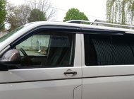 Volkswagen T5 Transporter 2003–2010 Logu vēja deflektori (4 gab., Sunplex Sport) foto 5