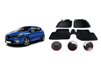 Renault Clio IV 2012–2019 Gumijas salona paklājiņi (4 gab., Niken 3D) foto 1
