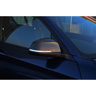 Spoguļu uzlikas (2 gab., īsts oglekļa šķiedras karbons) BMW 1. sērija F20/F21 2011–2019 foto 1