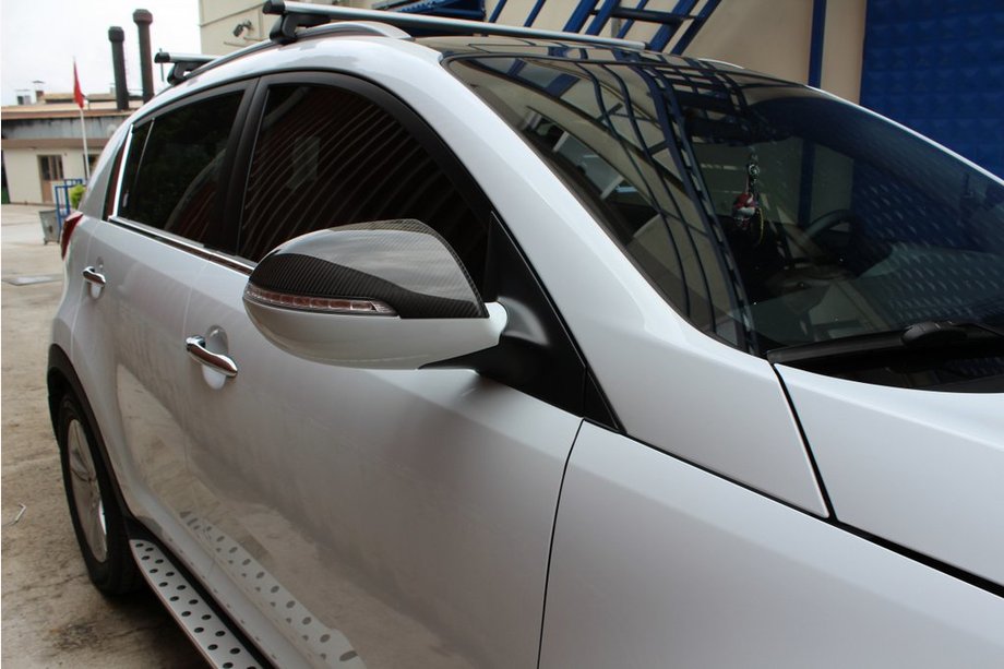 Kia Sportage 2010–2015 Spoguļu uzlikas (2 gab., karbons) Image