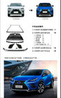 Lexus NX 2014–2021 Priekšējais radiatora režģis ar apakšējo lūpu F-Sport (2018+) foto 1
