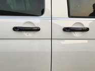 Volkswagen T5 Multivan 2003–2010 Durvju rokturu uzlikas (īsta oglekļa šķiedra) foto 5