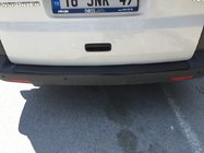 Volkswagen T5 Multivan 2003–2010 Aizmugurējā bampera uzlika ar atloku (karbons) foto 1