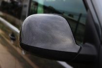 Volkswagen T6 2015–2024 Spoguļu uzlikas (2 gab., karbons) Dabīgais oglekļa šķiedras kompozīts foto 1