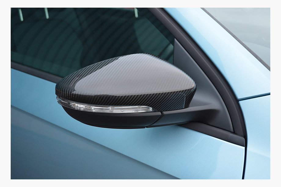 Volkswagen Beetle 2011–2015 Spoguļu uzlikas (2 gab., īsts oglekļa šķiedras karbons) Image