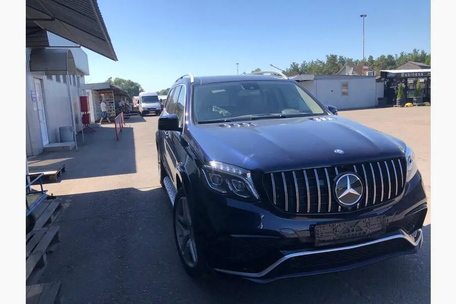 Mercedes GL/GLS klase X166 2012–2019 AMG V1 virsbūves bodykit komplekts ar pilnu buferi (GLS63) Foto 2