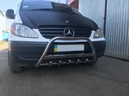 Mercedes Vito W639 2004–2014 Bullbar 60 mm (nerūsējošais tērauds) foto 1
