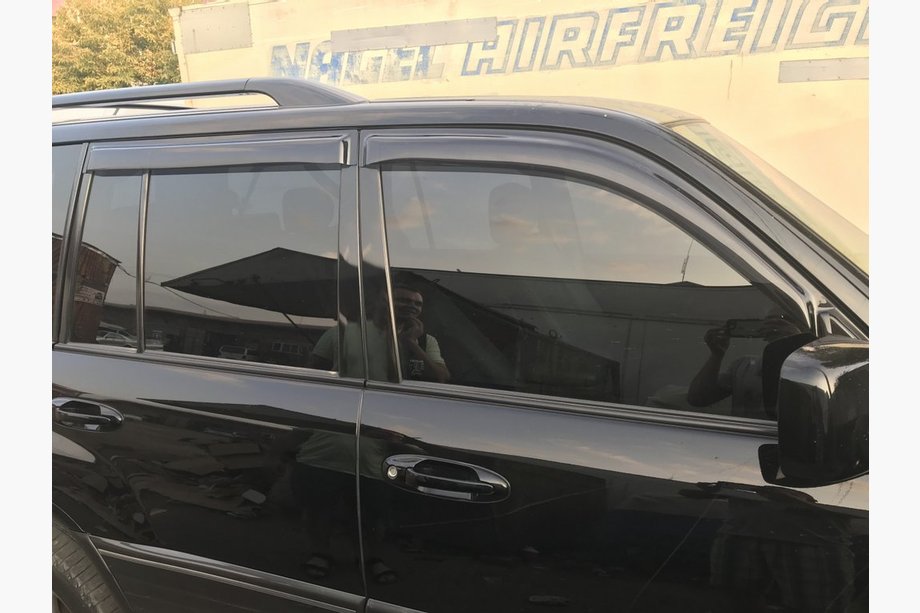 Lexus LX470 1998–2007 Logu vēja deflektori (4 gab., Niken) Image