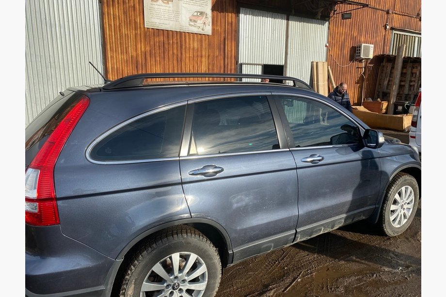 Honda CRV 2007–2011 Melni jumta reliņi (Crown) Image