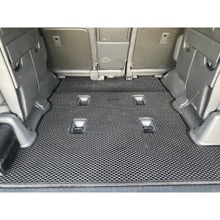 Bagāžnieka paklājiņu komplekts, 2 gab. (EVA, 7 vietas, melns) Lexus LX570/450d 2008–2022 foto 1