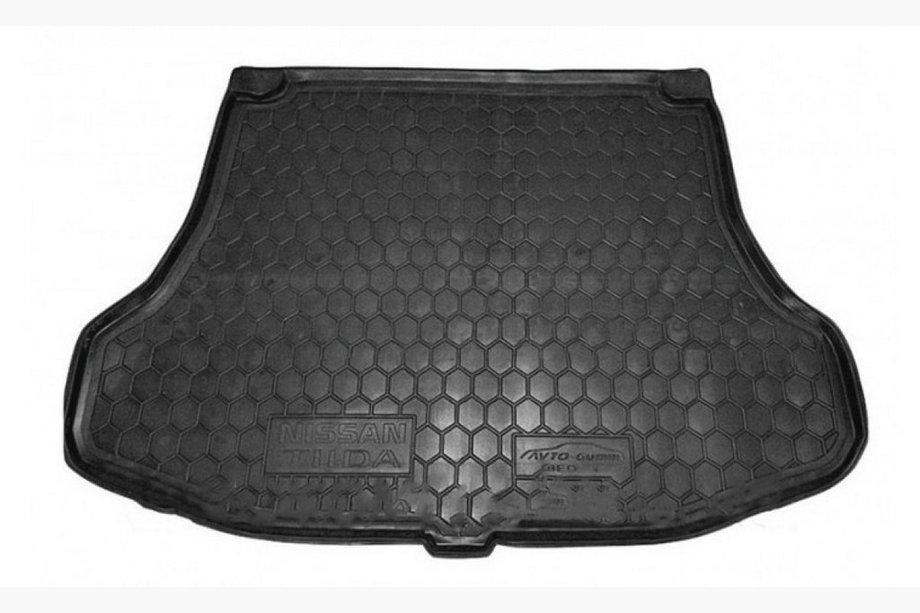 Nissan Tiida 2004–2011 Gumijas bagāžnieka paklājiņš SD (Autogumm, gumija) Image