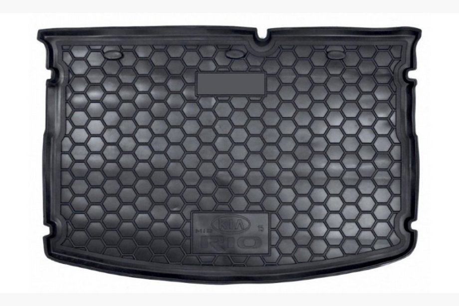 Kia Rio 2012–2017 Bagāžnieka gumijas paklājs HB 2015+ MID bez organizatora (Autogumm, gumija) Image